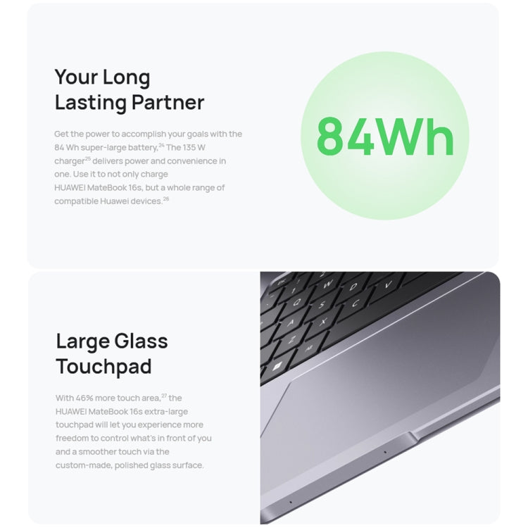 Huawei MateBook 16s Laptop 16GB+512GB Pantalla Táctil by Huawei