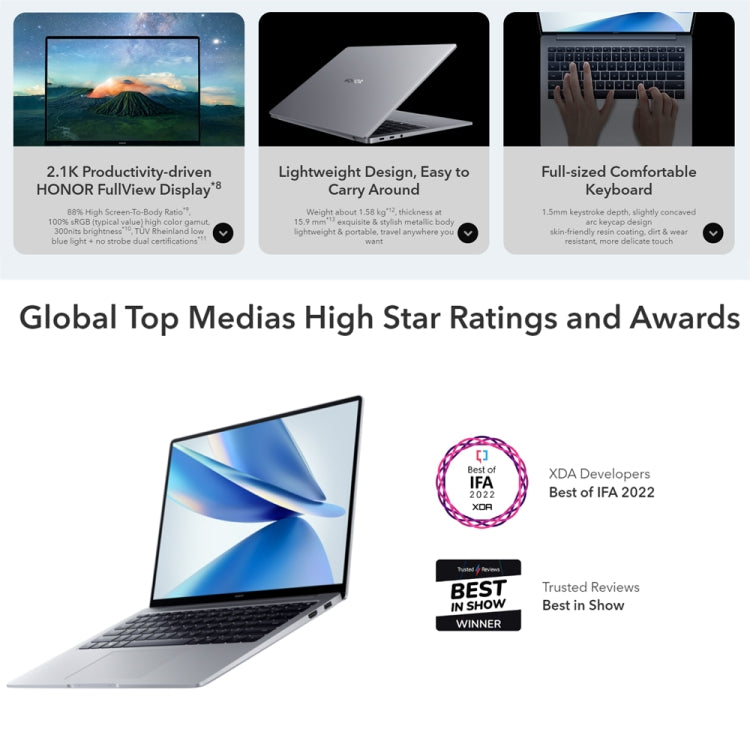 HONOR MagicBook 14 2022 Laptop 14 Pulgadas i5 12GB 1TB MX550