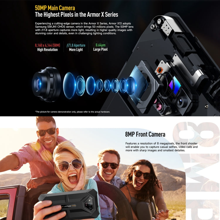 Ulefone Armor X13 Teléfono 6GB64GB 4G IP68 Resistente by Ulefone
