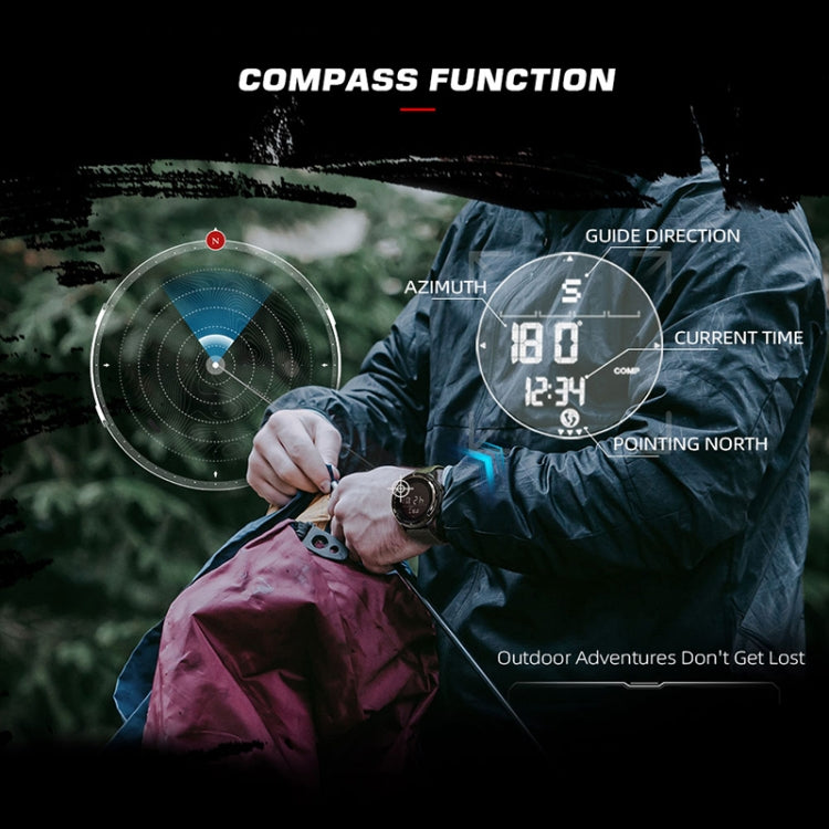 NORTH EDGE ALPS Reloj Deportivo Inteligente Impermeable para Aventureros