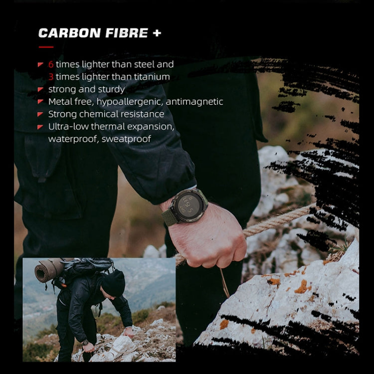 NORTH EDGE ALPS Reloj Deportivo Inteligente Impermeable para Aventureros