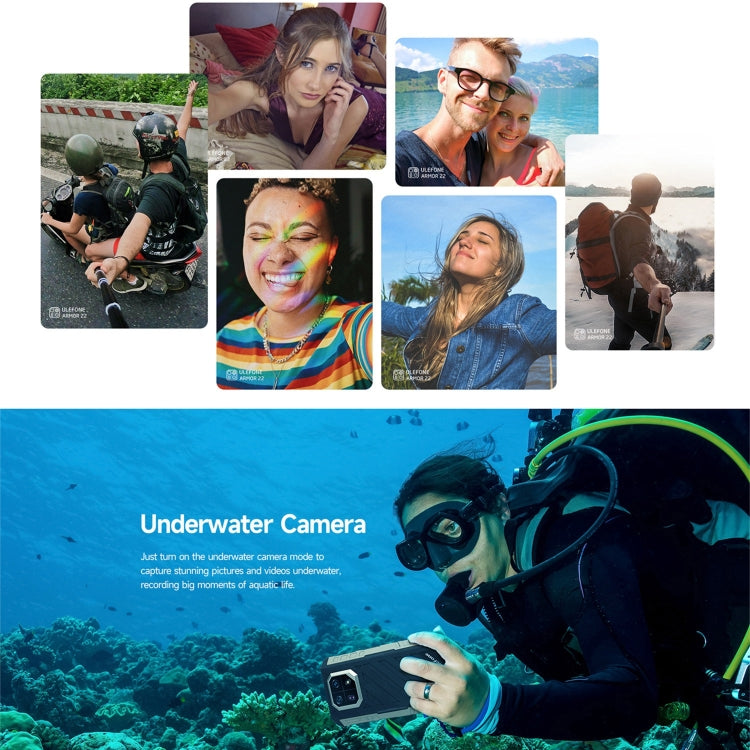 Ulefone Armor 22 Teléfono Resistente IP68 8GB+128GB NFC 4G by Ulefone
