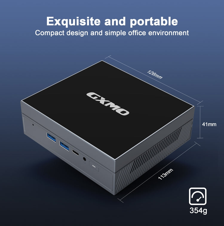 GXMO GX55 Mini PC Windows 11 16GB+512GB N5105 WiFi by GXMO