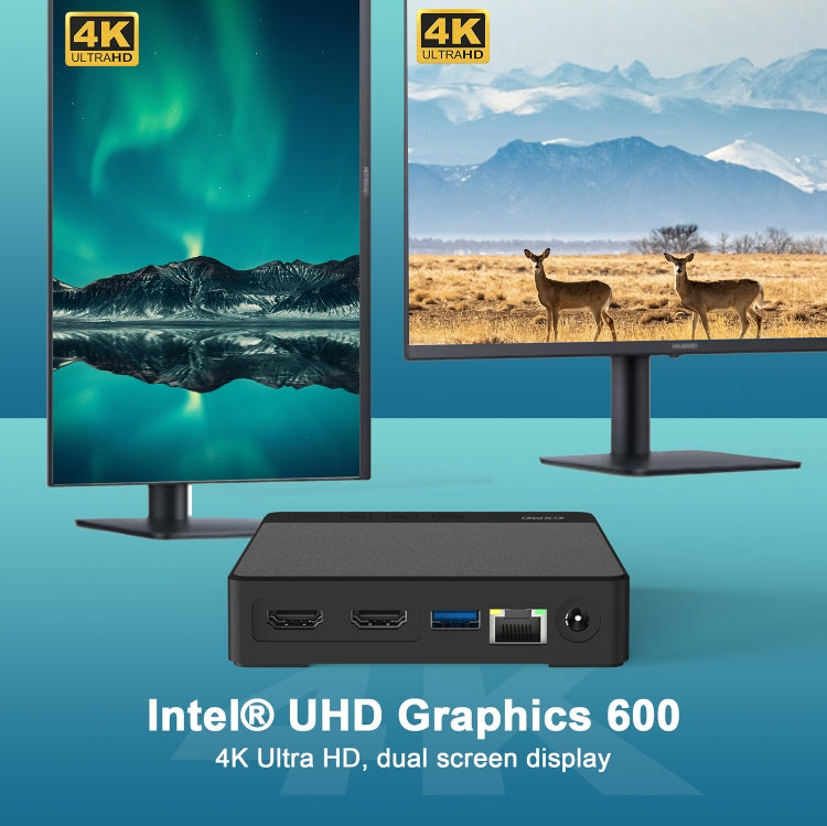 GXMO N42 Mini PC 6GB+256GB Intel N4020 Windows 11 WiFi by GXMO