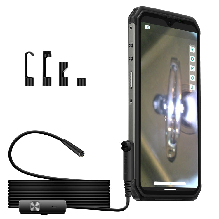 Ulefone Endoscopio E1 2m IP67 con Cámara 720p 3 en 1