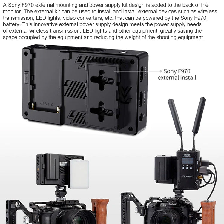 FEELWORLD LUT5E Monitor De Campo 5,5 1600nit Tactil