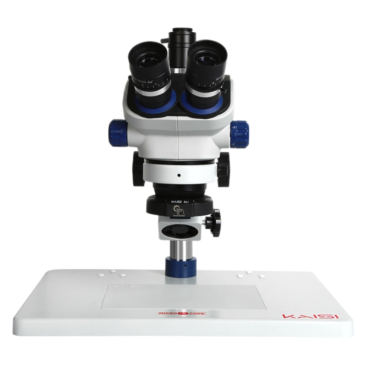 Kaisi TX-350E Ver1.2 Microscopio Estereoscópico 7X-50X Zoom Base Grande