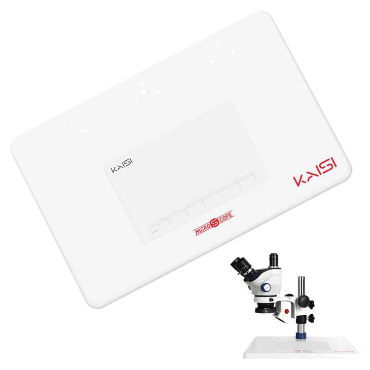 Kaisi TX-350E Ver1.2 Microscopio Estereoscópico 7X-50X Zoom Base Grande