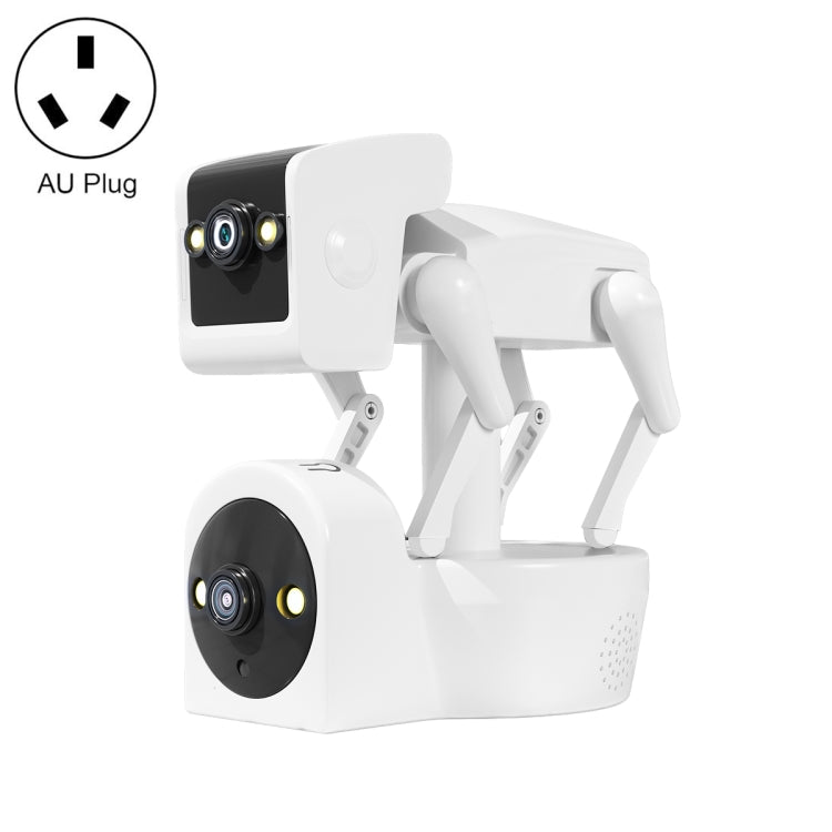 ESCAM PT212 4MP Cámara WiFi Perro Robot Doble Lente