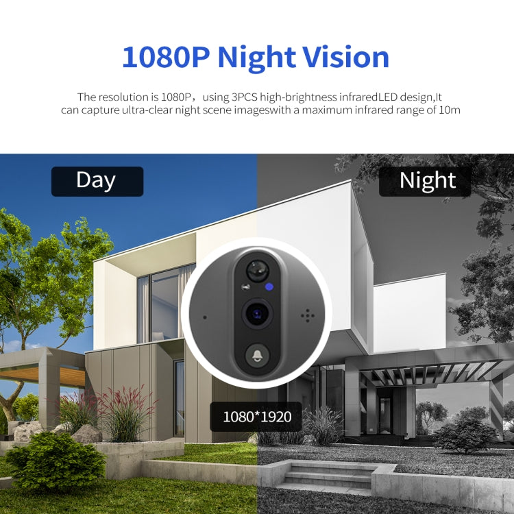 ESCAM C85 Visor Puerta Inteligente 4,3 Pulgadas WiFi