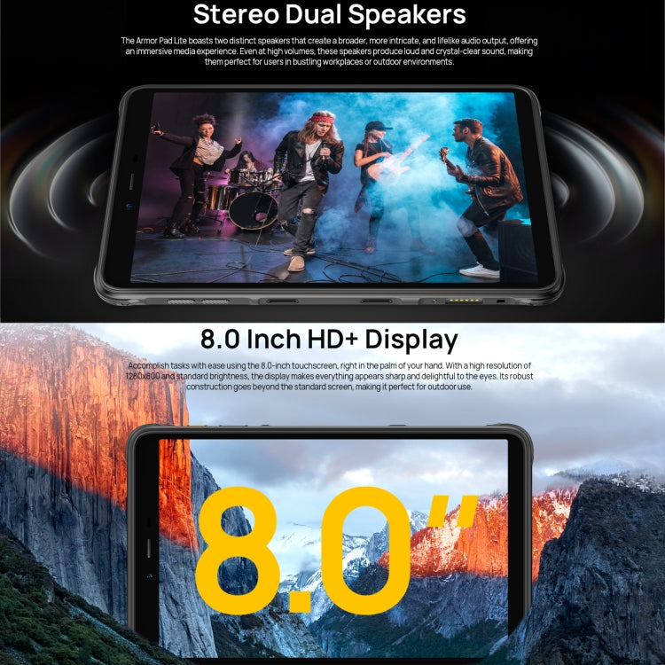 Ulefone Armor Pad Lite Tablet 3GB+32GB 8.0in Resistente by Ulefone