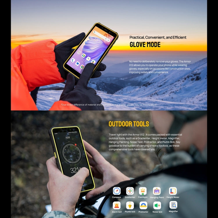 Ulefone Armor X12 Teléfono 3GB+32GB Desbloqueo Facial 4G by Ulefone