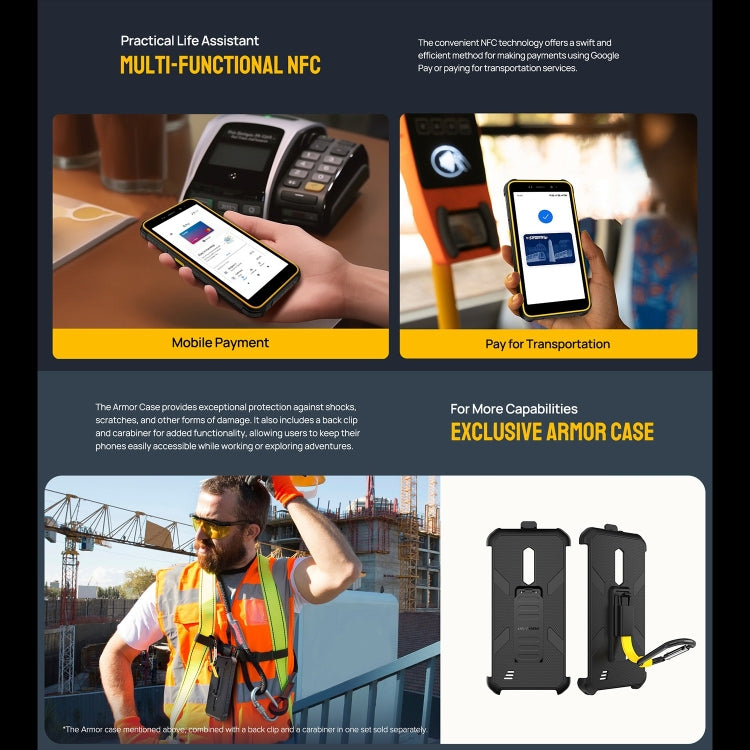 Ulefone Armor X12 Teléfono 3GB+32GB Desbloqueo Facial 4G by Ulefone