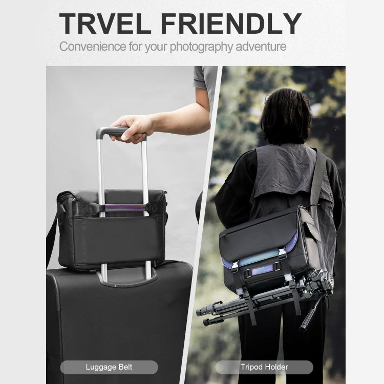 Cwatcun D85 Bolsa para Cámara Acceso Lateral Impermeable