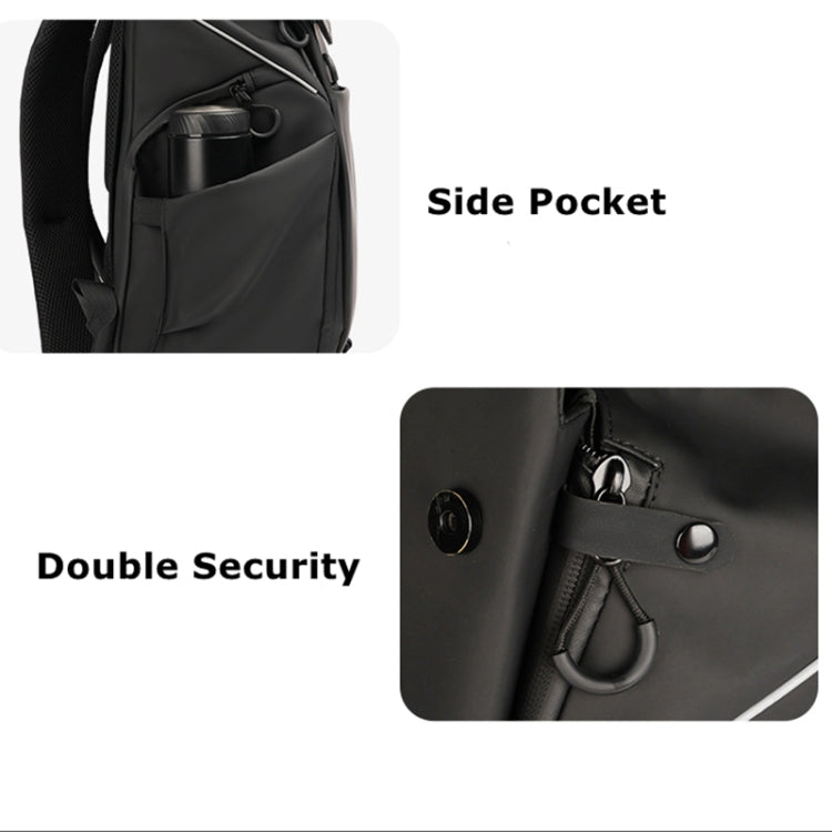 Cwatcun D89 Mochila Para Cámara Cuero Impermeable Portátil 15.6