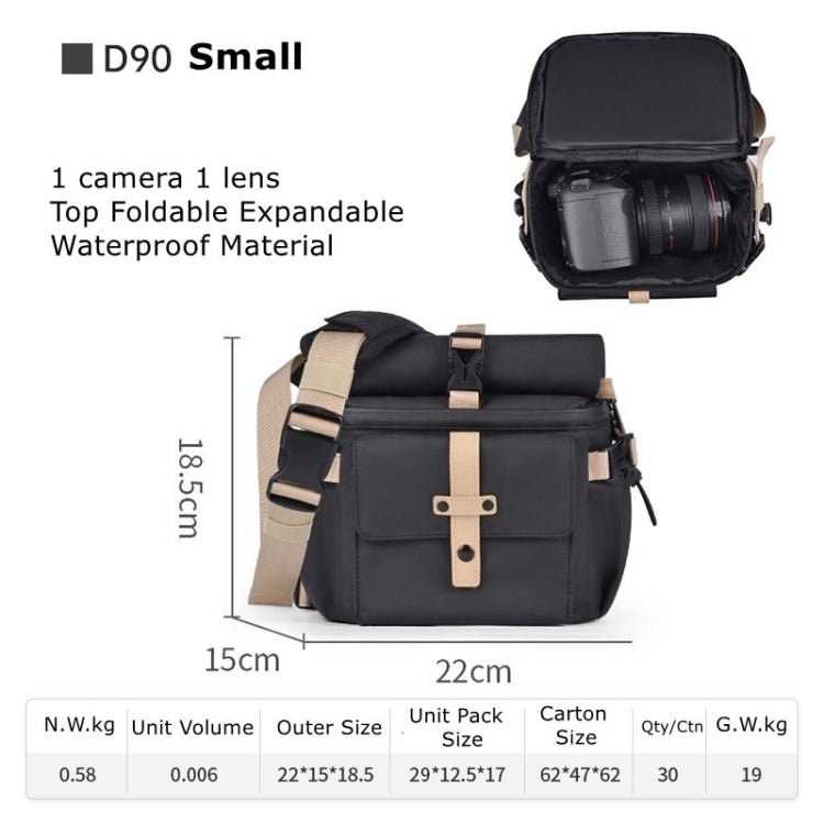 Cwatcun D90 Bolso Para Cámara Gran Capacidad Interior