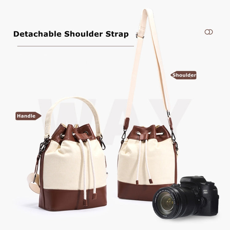 Cwatcun D100 Bolsa Cámara Impermeable con Correa Cruzada