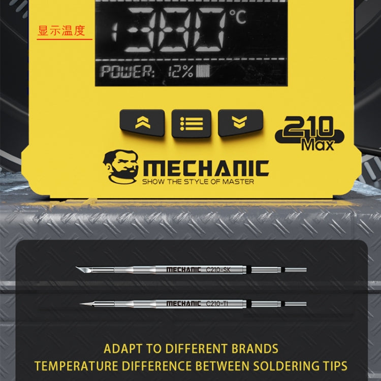Mechanic 210MAX Estación De Soldadura Termostática Doble Con Pantalla Digital