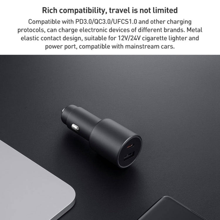 Xiaomi 43W Cargador de Coche USB C Carga Rápida 33W