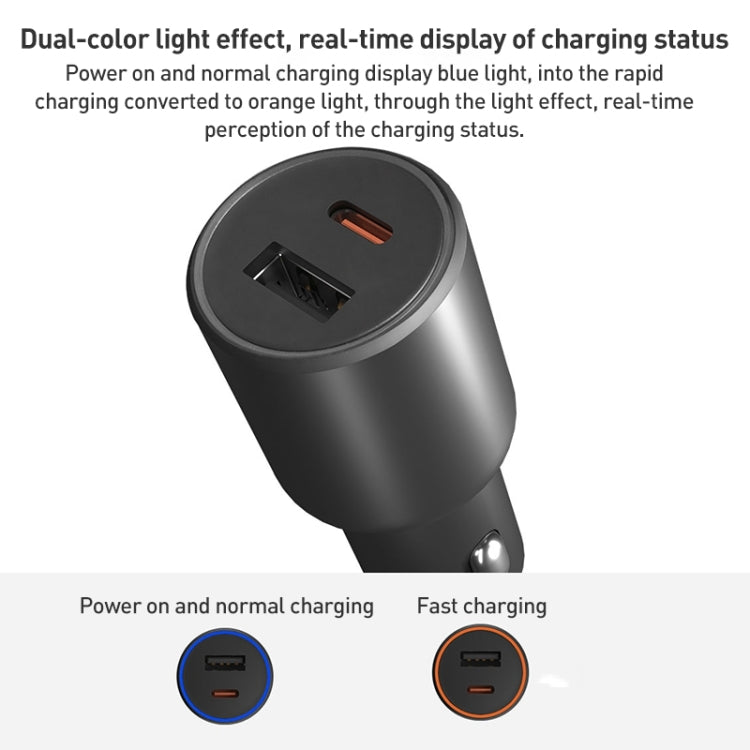 Xiaomi 43W Cargador de Coche USB C Carga Rápida 33W