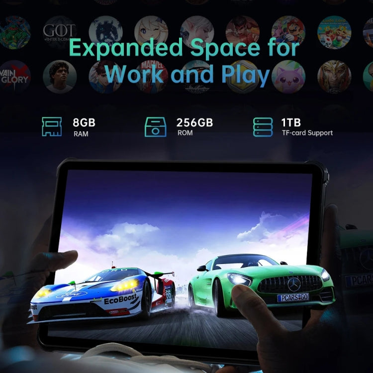 OUKITEL RT6 Tableta Resistente IP68 IP69K 8GB+256GB 4G by OUKITEL