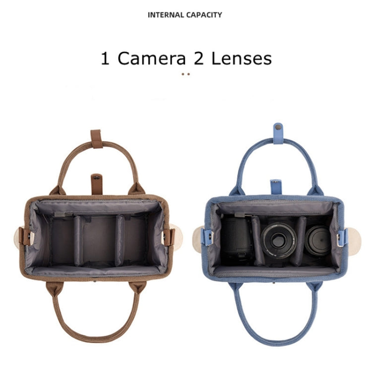 Cwatcun D112 Bolso Para Cámara Lona Bandolera Ligero