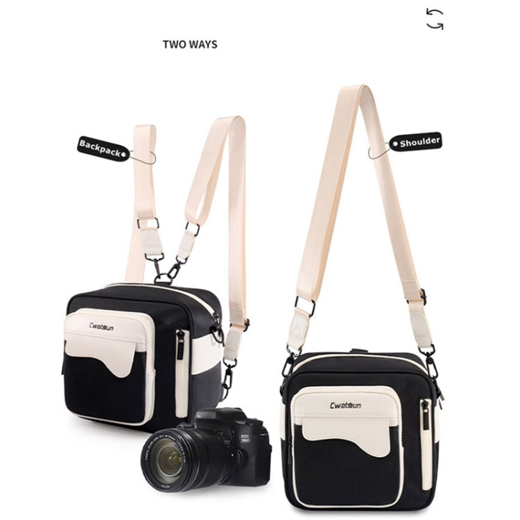 Cwatcun D118 Mochila Para Cámara De Dos Vías Ligera