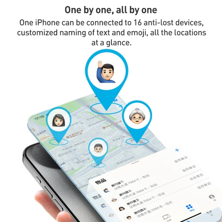 MOMAX PINCARD BR8 Tarjeta Antipérdida Find My Compatible