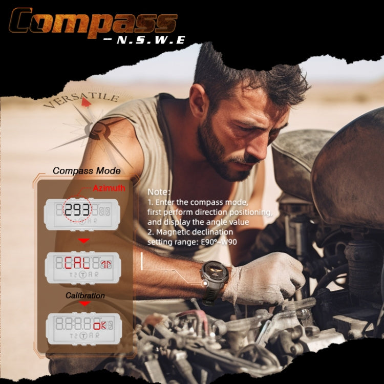 North Edge MarsPro Reloj Inteligente Para Deportes Impermeable 50 m