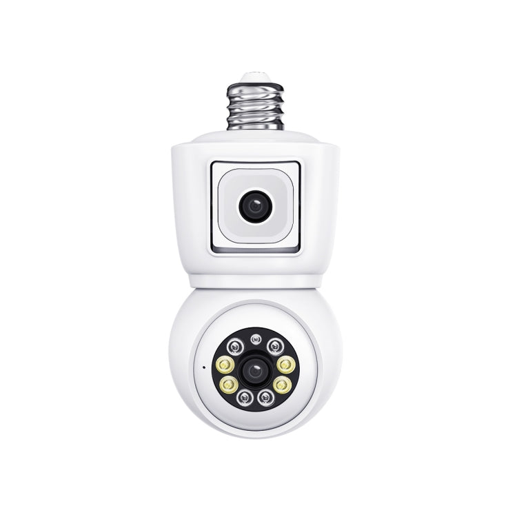 ESCAM QF202 E27 Cámara IP 2x2MP WiFi Detección de Movimiento