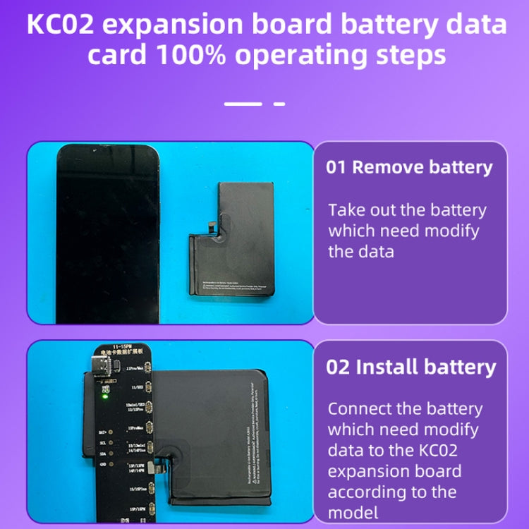 KC02 Placa de Expansión para iPhone Optimiza Batería