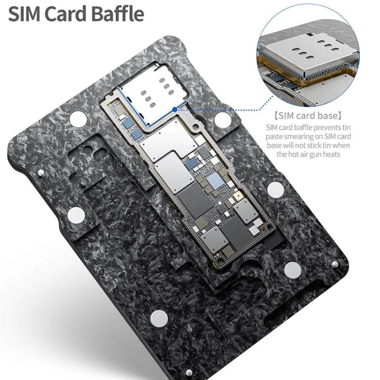Qianli Plataforma Reballing BGA Capa Media Magnética