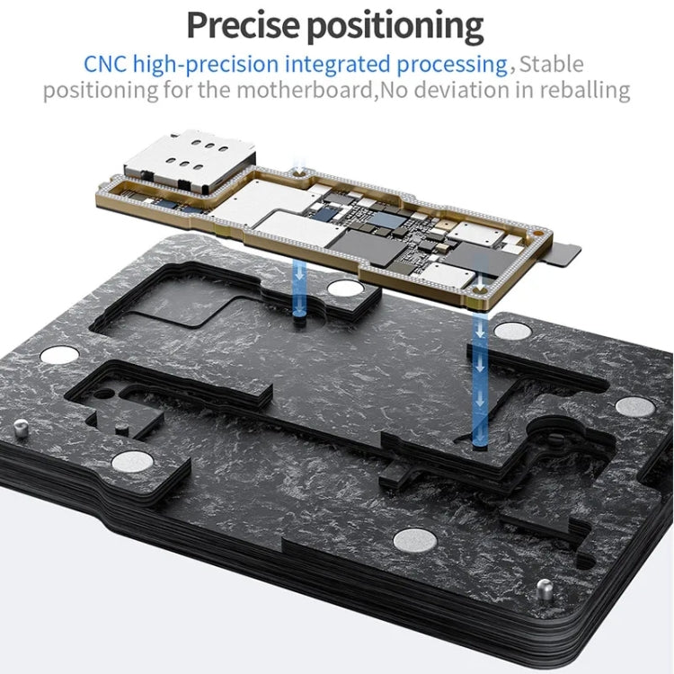 Qianli Plataforma Reballing BGA Capa Media Magnética