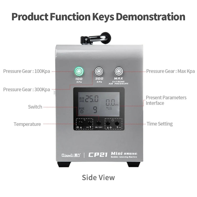 Qianli CP21 Máquina Eliminar Burbujas LCD Eficiencia300