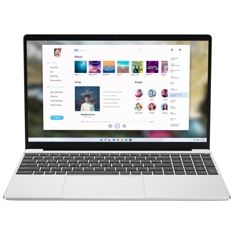 GXMO F152G Portátil 15,6 Pulgadas Windows 11 Intel Quad Core 16GB+512GB