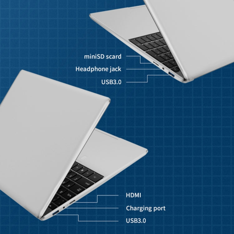 GXMO F152G Portátil 15,6 Pulgadas Windows 11 Intel Quad Core 16GB+512GB