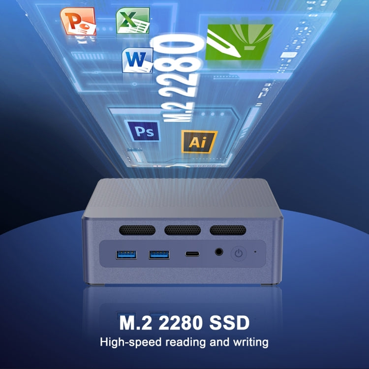 GXMO N9 Mini PC Windows 11 8GB256GB WiFi AC Compact by GXMO
