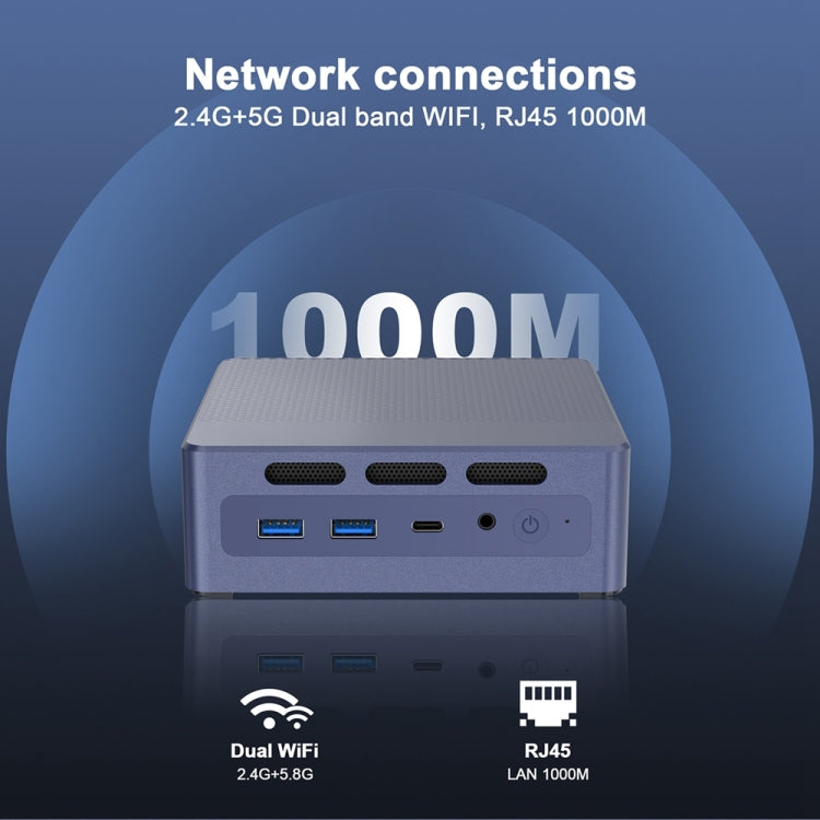 GXMO N9 Mini PC Windows 11 8GB256GB WiFi AC Compact by GXMO