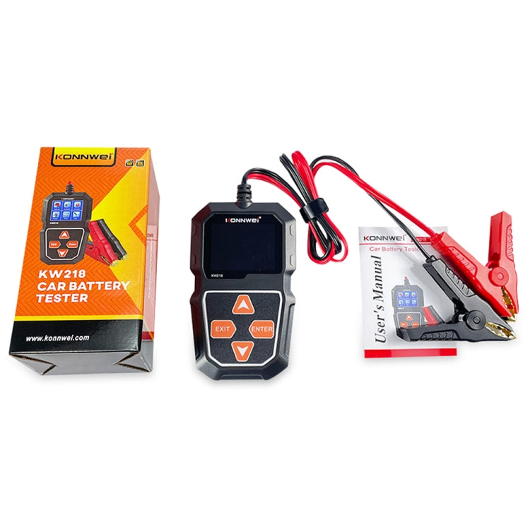 KONNWEI KW218 Probador De Batería Automóvil Pantalla 2,4