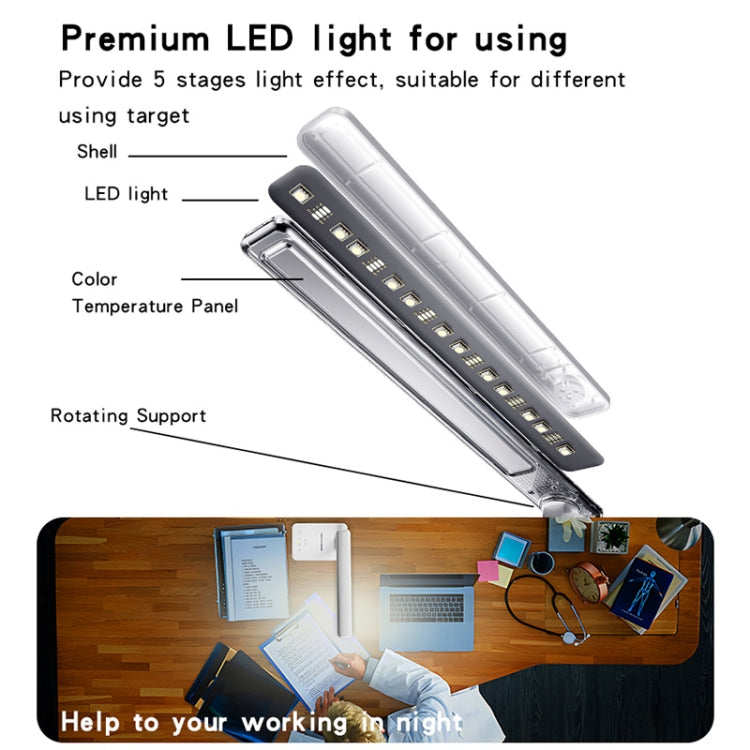 Yesido DS20 Lámpara de Escritorio LED Carga Inalámbrica 10W