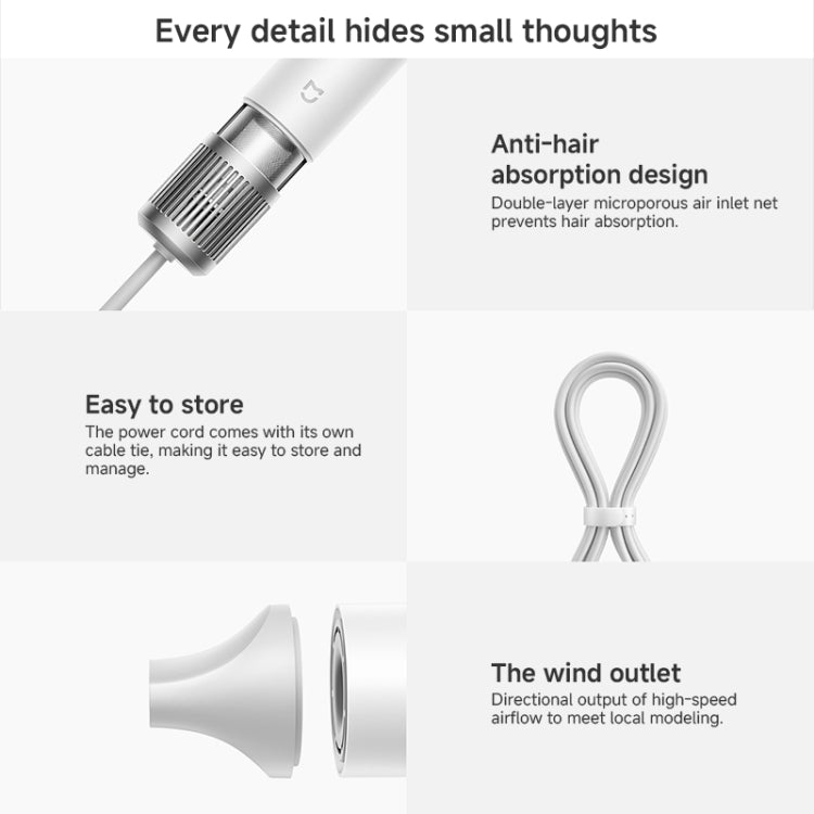 Xiaomi Mijia H501 Secador de Pelo 1600W Alta Potencia