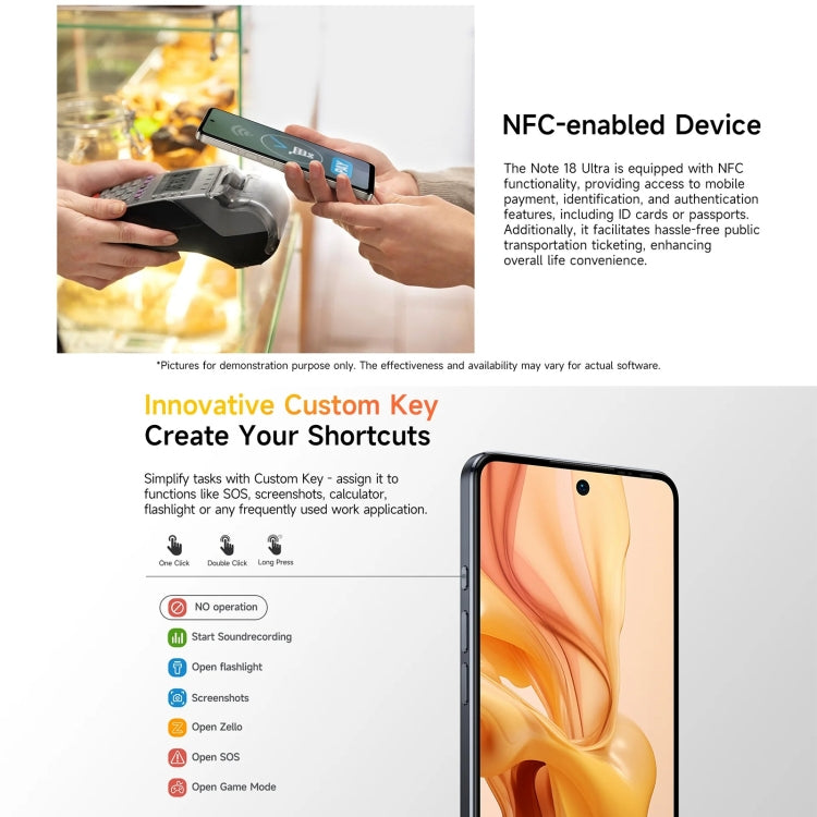 Ulefone Note 18 Ultra 6GB+256GB Smartphone 5G Android by Ulefone