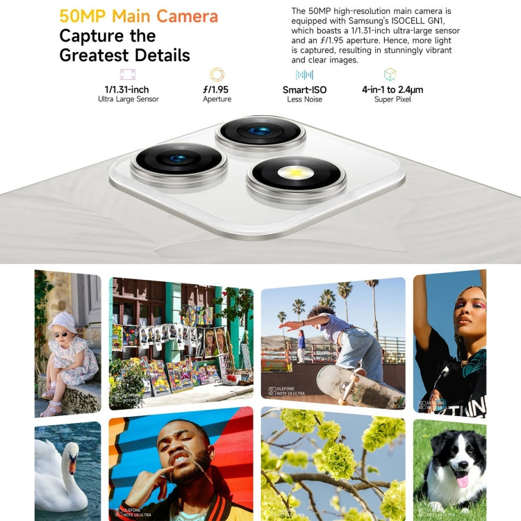 Ulefone Note 18 Ultra 6GB+256GB Smartphone 5G Android by Ulefone