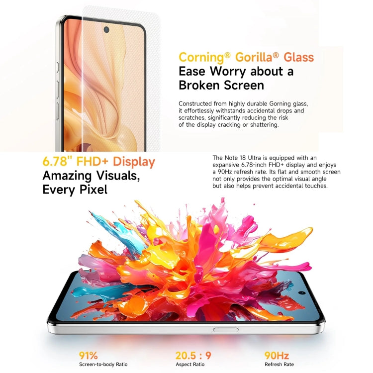 Ulefone Note 18 Ultra 6GB+256GB Smartphone 5G Android by Ulefone