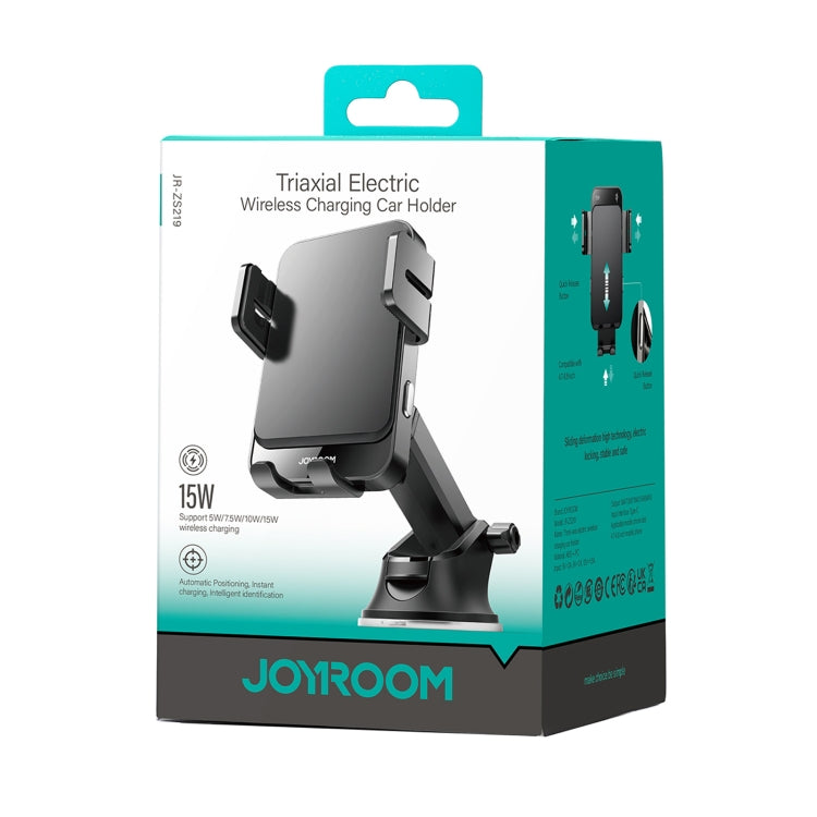 Joyroom JR-ZS219 Soporte Coche Carga Inalámbrica 15W