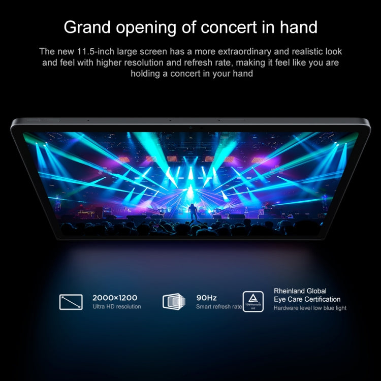 Lenovo Xiaoxin Pad Studio tableta WiFi de 11,5 pulgadas, ZUI 16 MediaTek Helio G99 Octa Core, compatible con identificación facial, 8GB+128GB, 8GB+256GB