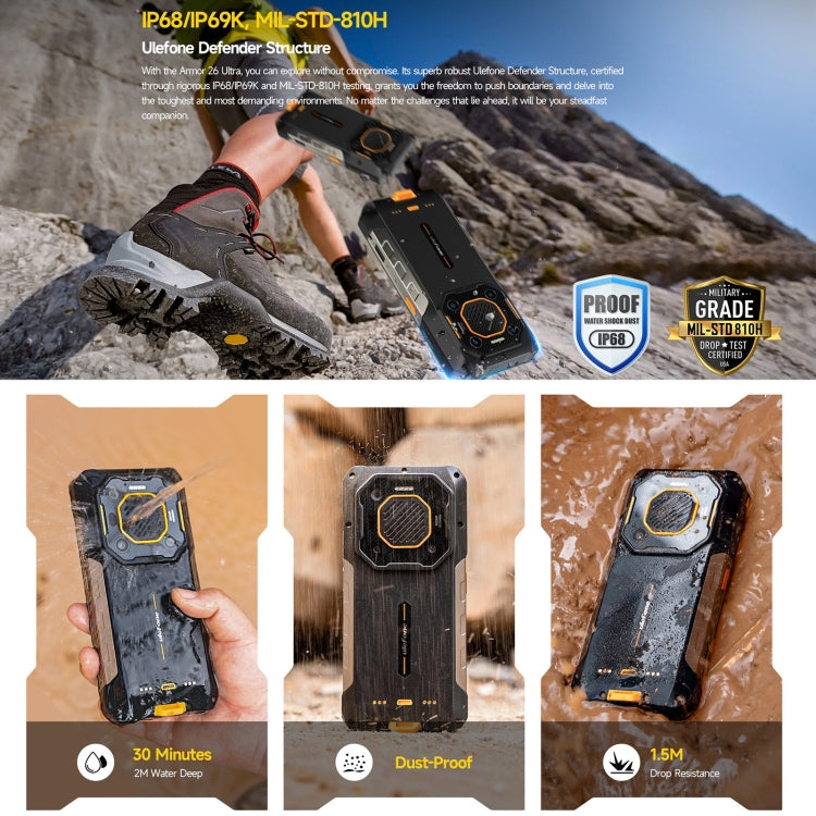 Ulefone Armor 26 Ultra Smartphone Resistente 12GB+512GB 5G by Ulefone