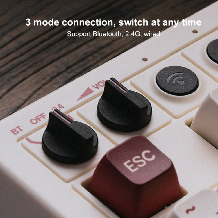 8Bitdo Trimodo Teclado Mecánico Bluetooth Retro Triple