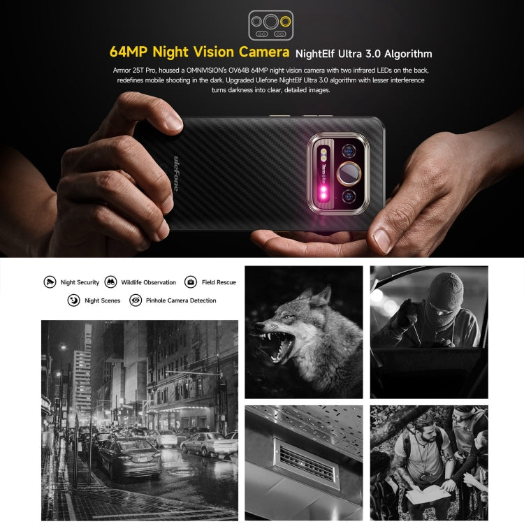 Ulefone Armor 25T Teléfono Robusto 6GB+256GB 5G Termografía by Ulefone