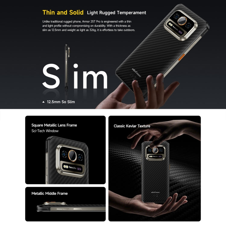 Ulefone Armor 25T Teléfono Robusto 6GB+256GB 5G Termografía by Ulefone